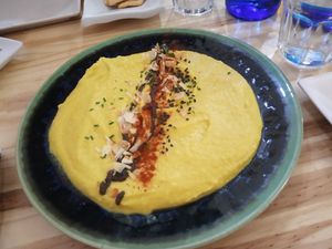 Hummus at Fusiona Gastrobar in Merida