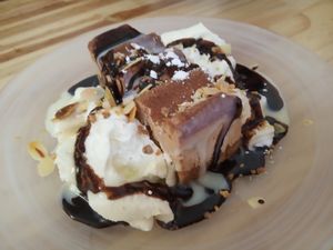 Dulce de Tablerone at Fusiona Gastrobar in Merida