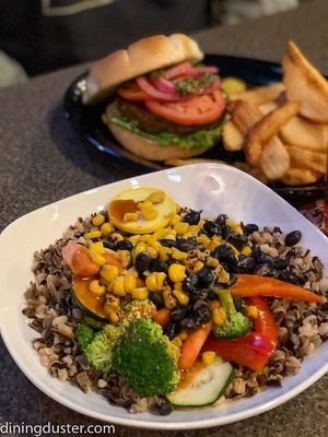 Rice bowl at Pub 500 in Mankato