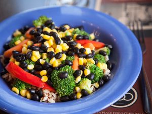 Black Bean and Veggie Bowl at Pub 500 in Mankato