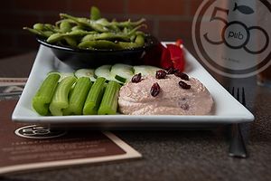 Cranberry Hummus at Pub 500 in Mankato