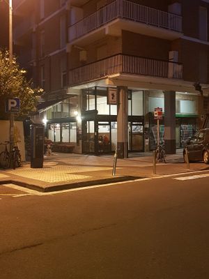 From outside at Garraxi Restaurante Vegetariano in San Sebastian