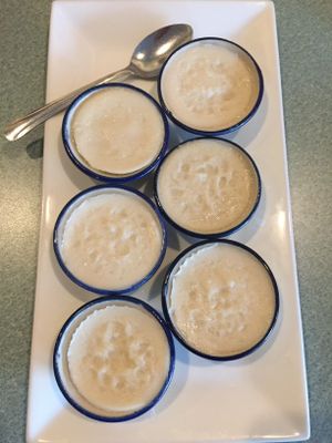 Coconut milk custard at My Thai OC in Ocean City