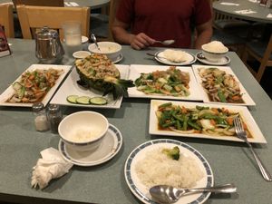 All 5 entrees we ordered were delicious!  at My Thai OC in Ocean City