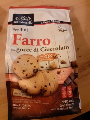 Vegan chocolate chips cookies at Ecorganic - Pl España in Valencia