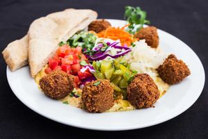 Falafel Frisbee!  at The Flying Falafel in Berkeley