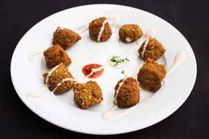 10 flying falafel balls at The Flying Falafel in Berkeley