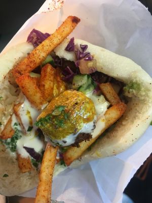 The pita pocket!  at The Flying Falafel in Berkeley