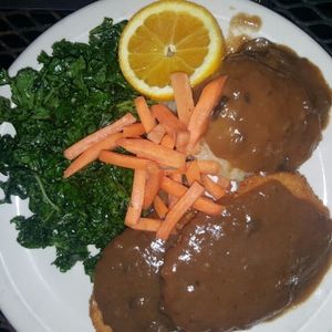 nom nom nom...  at Green Vegetarian Cuisine - Quarry Market in San Antonio