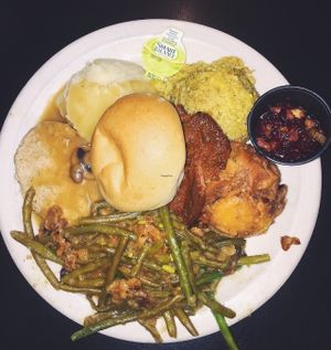 Thanksgiving special at Green Vegetarian Cuisine - Quarry Market in San Antonio