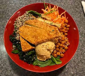 The protein bowl  at Green Vegetarian Cuisine - Quarry Market in San Antonio