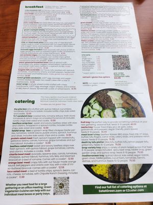 Menu at Green Vegetarian Cuisine - Quarry Market in San Antonio