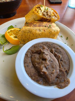 Vegan Burrito 🌯 at Green Vegetarian Cuisine - Quarry Market in San Antonio