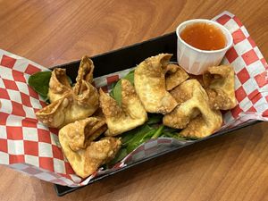 Crabless Rangoons  at Green Vegetarian Cuisine - Quarry Market in San Antonio