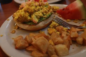 breakfast at Green Vegetarian Cuisine - Quarry Market in San Antonio