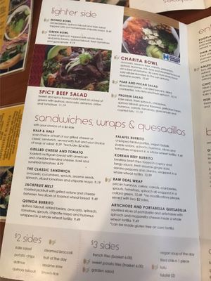 Menu at Green Vegetarian Cuisine - Quarry Market in San Antonio