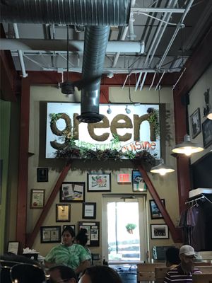 Decor at Green Vegetarian Cuisine - Quarry Market in San Antonio