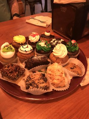 Desert options (all vegan 😋) at Green Vegetarian Cuisine - Quarry Market in San Antonio