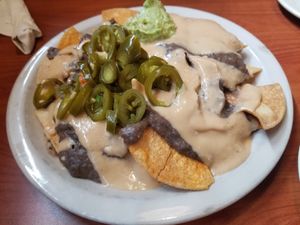 Deluxe nachos at Green Vegetarian Cuisine - Quarry Market in San Antonio