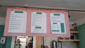 Menu (May 25) at Plantkind in Shrewsbury