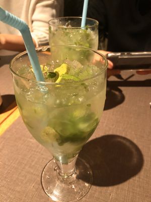 Non-alcoholic Mojito :D at Tiger Gyoza Hall  in Tokyo