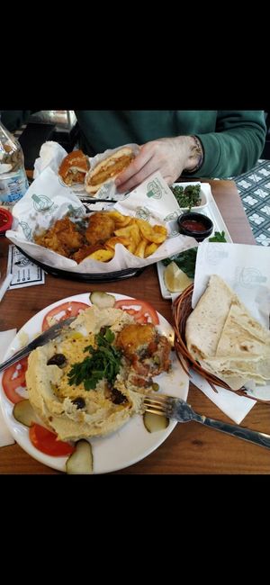 We've eaten here three times whilst in Ankara. Great selection of vegan options. (The cauliflower dish is very good!) It's a very nice environment and the food is very well priced. at Dr Falafel in Ankara