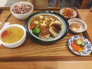 tofu balls with curry  at Original Vegan 原粹蔬食作 - Yuán Cuì Shū Shi Zuò in New Taipei City