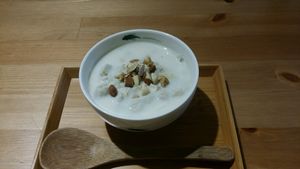 organic nuts soymilk douhua at Original Vegan 原粹蔬食作 - Yuán Cuì Shū Shi Zuò in New Taipei City