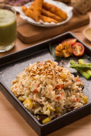 Nut stewed rice at Original Vegan 原粹蔬食作 - Yuán Cuì Shū Shi Zuò in New Taipei City