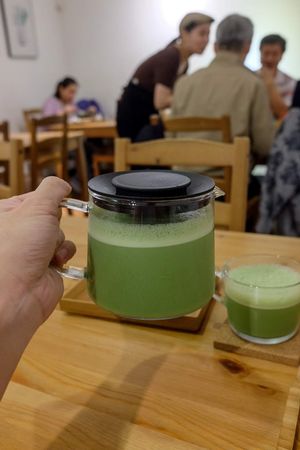 Their large drinks are pretty big at Original Vegan 原粹蔬食作 - Yuán Cuì Shū Shi Zuò in New Taipei City