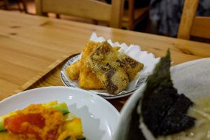 Tempura is a bit non-traditional, but delicious nonetheless at Original Vegan 原粹蔬食作 - Yuán Cuì Shū Shi Zuò in New Taipei City