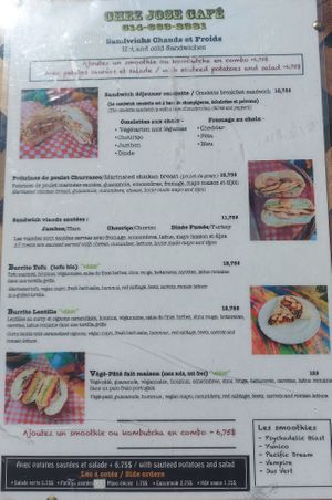  at Chez Jose Cafe in Montreal