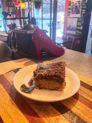Coffee cake  at Chez Jose Cafe in Montreal
