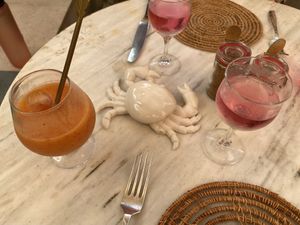 Smoothie and infused water  at Ecocirer in Mallorca