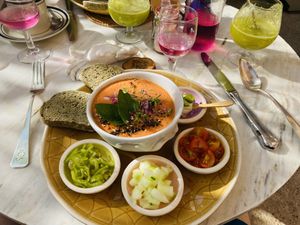 Gazpacho  at Ecocirer in Mallorca