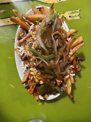 Vegan La Rachel  at La Banquise in Montreal