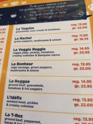  at La Banquise in Montreal