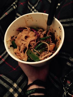 €5 got noodle salad! Ordered off Just Eat ❤️ at Xi'an Street Food in Galway