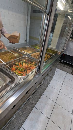 Lunch options at Organic Love in Brooklyn