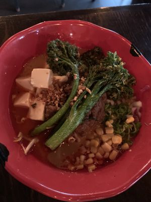 Ramen flying vegan harvest (mittelscharf)  at JINYA Ramen Bar in Calgary