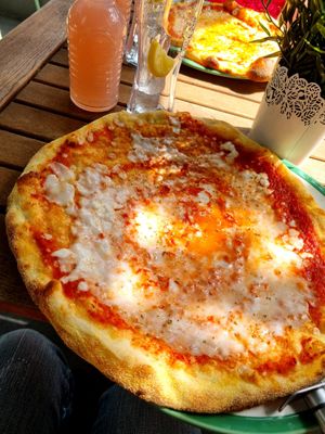 Vegan Margherita Pizza at ASK Italian in Glasgow