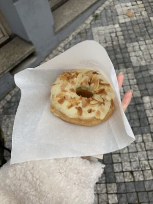 White chocolate  at Blue Vegan Pig Shop in Prague