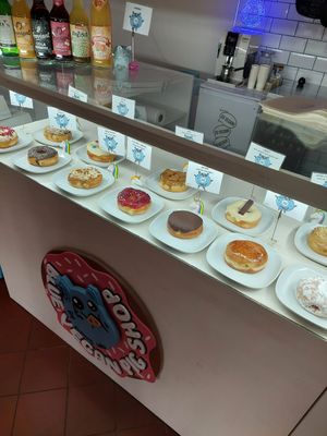 Donutbar at Blue Vegan Pig Shop in Prague