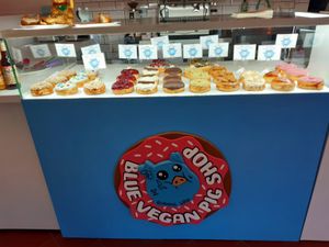  at Blue Vegan Pig Shop in Prague