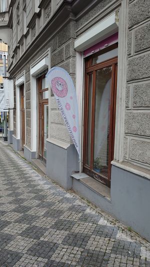  at Blue Vegan Pig Shop in Prague