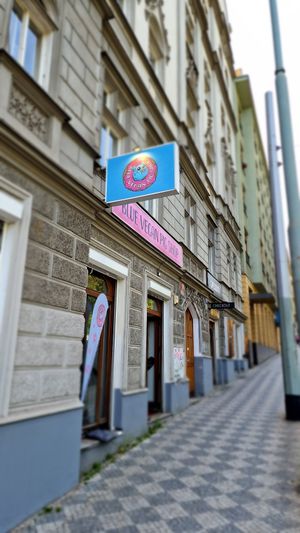  at Blue Vegan Pig Shop in Prague
