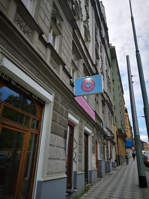 🐽 at Blue Vegan Pig Shop in Prague