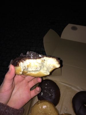 oreo with oreo cream at Blue Vegan Pig Shop in Prague