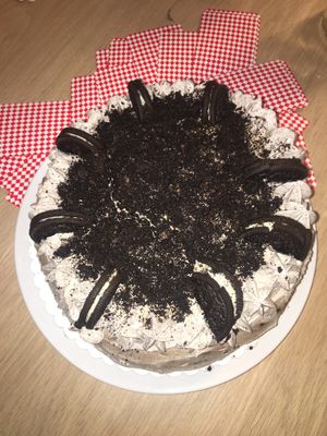 Amazing cake!!! at Blue Vegan Pig Shop in Prague