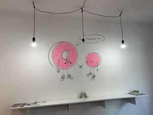 Shop Interior at Blue Vegan Pig Shop in Prague